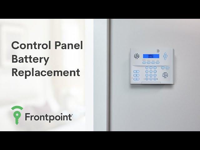 How to Change the Battery in Your Frontpoint Control Panel