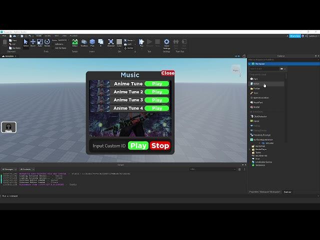 How to script a music playlist gui! (Roblox Studio)