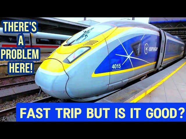 From PARIS to BRUSSELS: Velaro powered EUROSTAR Train Trip (4K)