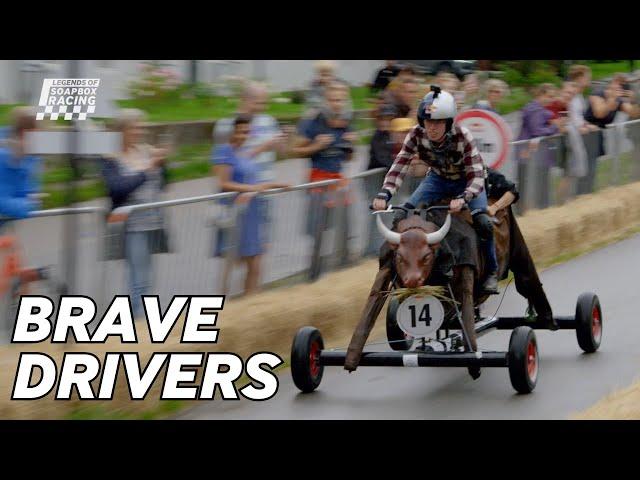 Our TRIBUTE to the CRAZIEST drivers of ALL TIME! #soapboxrace #redbullsoapboxrace #crazydriving