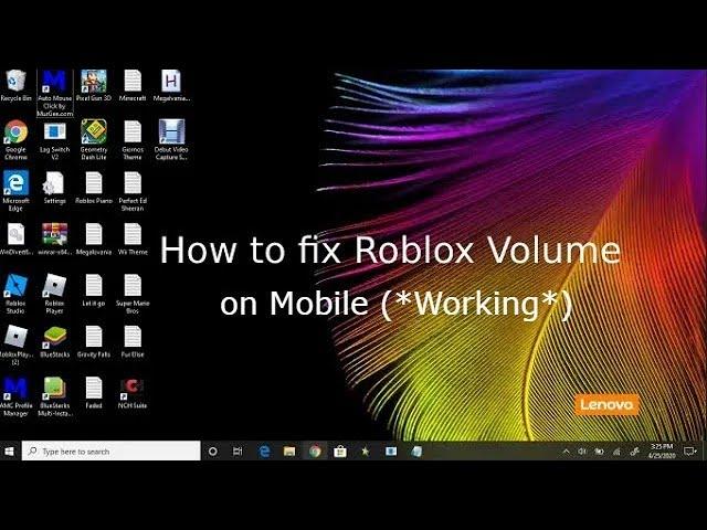 How to fix Roblox Mobile volume (GAMES 2023)