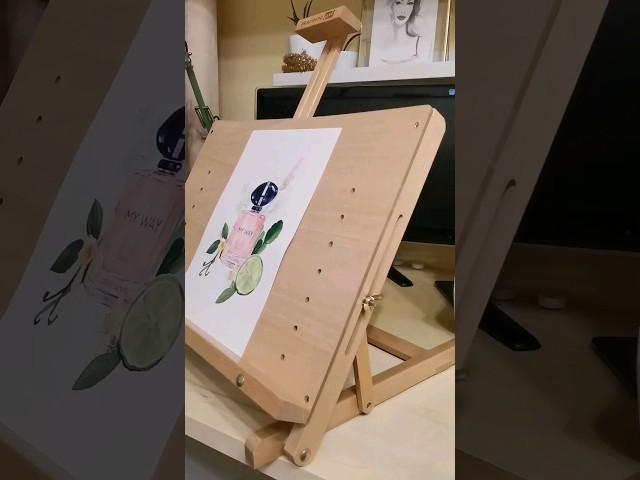 Unpacking  My new table easel ️ I'm so happy ️ #fashionillustrator #unboxing #illustration