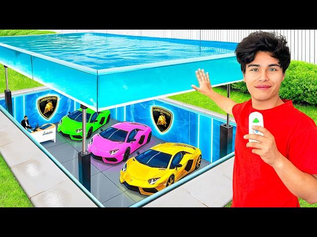 I Built a SECRET Lamborghini Dealership!