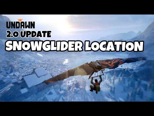 UNDAWN *NEW MAP* HAND GLIDER LOCATION - EASIEST TUTORIAL!