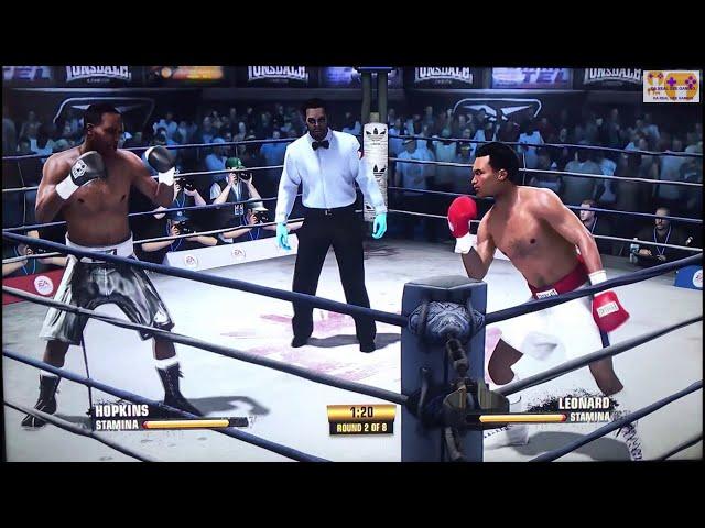 [FIGHT NIGHT CHAMPION EA] [BOXING GREATEST GOAT Fights] Sugar Ray Leonard VS Bernard Hopkins 1