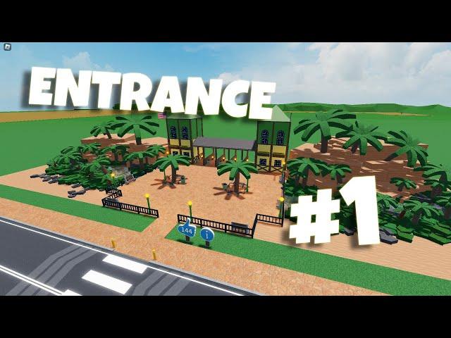 Paradise Park Entrance! (Roblox Theme Park Tycoon 2)