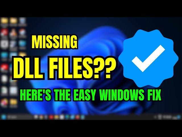 DLL Errors Got You Down? Easy Fix for Windows 10/11