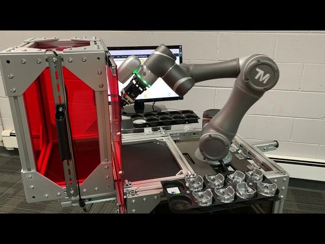 Techman Robot Machine Tending 1 Minute Demo