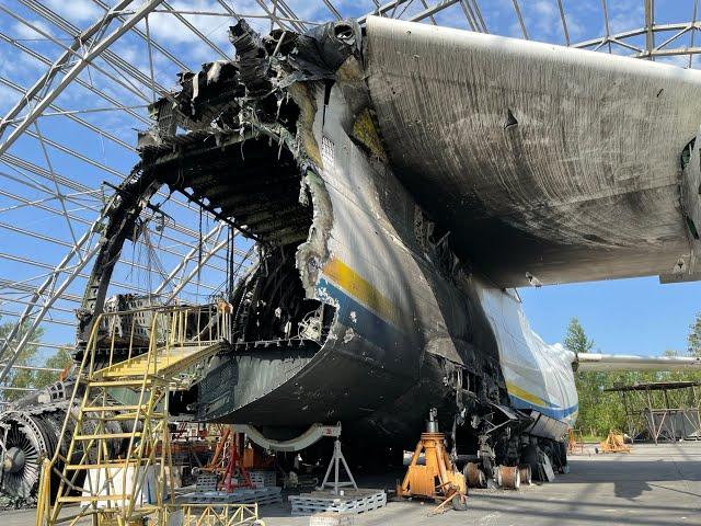 Wreck of the Antonov An-225 Mriya