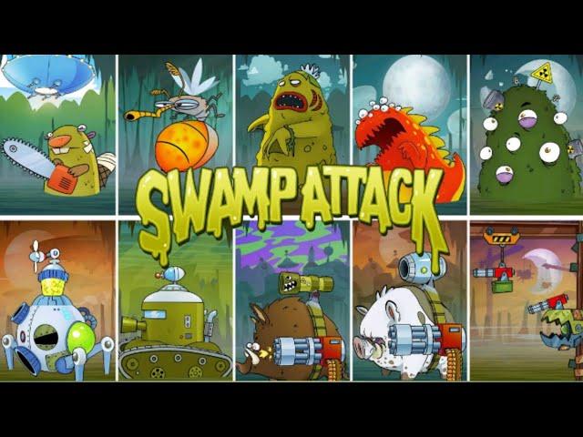 Swamp Attack All Bosses | Without (Shotgun) 2024|