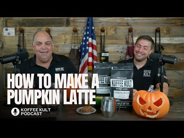 Making A Pumpkin Latte | Koffee Kult