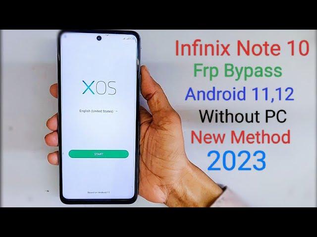 Infinix Note 10 Frp Bypass Android 11 Without PC || X697 Frp Unlock 2023