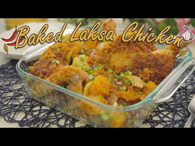 How To Make Baked Laksa Chicken | Share Food Singapore