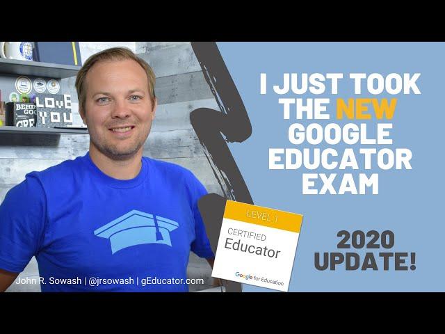 This is what you can expect on the Google Educator Exam (2020)