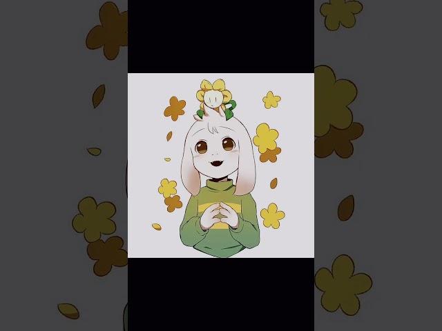 Азриель/Флауи(это тебе за Чариск) #undertale #asriel #flower #shorts