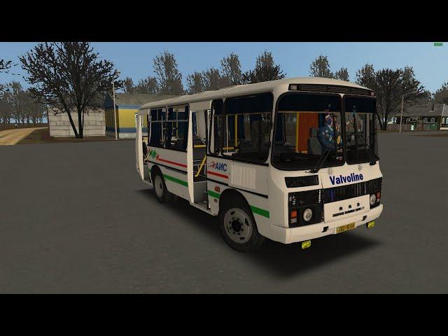 OMSI 2 BUS PAZ 32054.07 MAP Большая Деревня 1.0 Маршрут 114