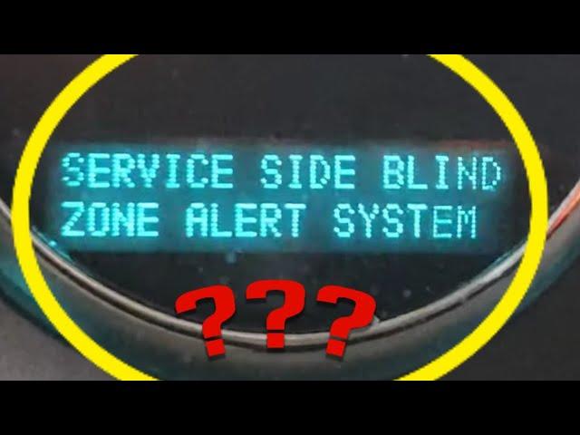 2013 Tahoe 5.3l 4x4 Service Side Blind Zone Alert System