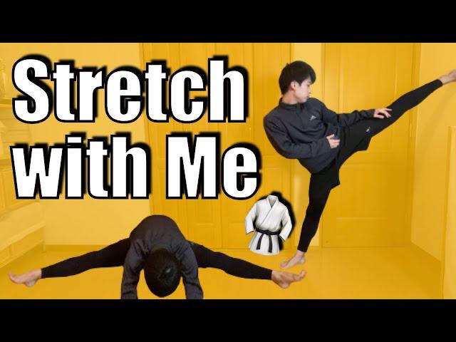 Full 18 Minute Stretches for Karate! Follow Along!