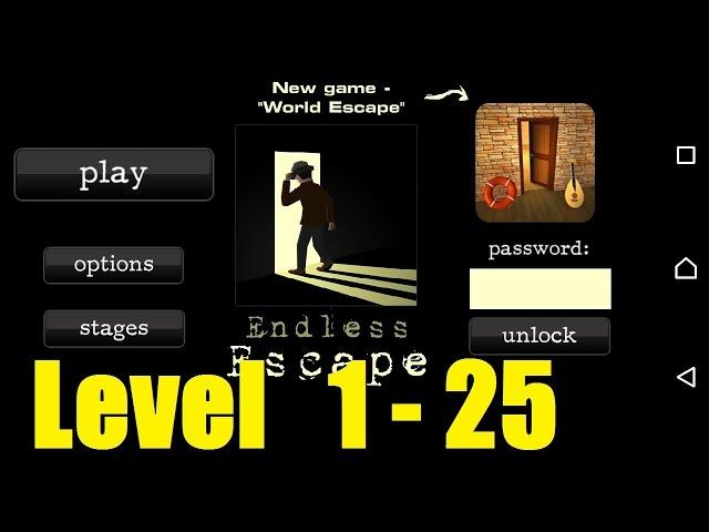 Endless Escape Level 1 - 25 (Stage 1 - 25)