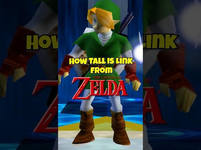 How Tall Is Link From The Legend of Zelda? #zelda #nintendo #nintendoswitch2
