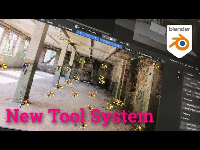 Blender Camera Tracker: New Tool System Overview