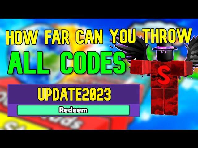 2023 *CODES* [PETS] How Far Can You Throw?