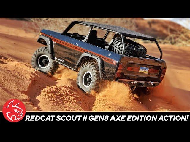 Start Your RC Expedition Here! Redcat International® Scout II Gen8 AXE Edition Off-Road Truck Action