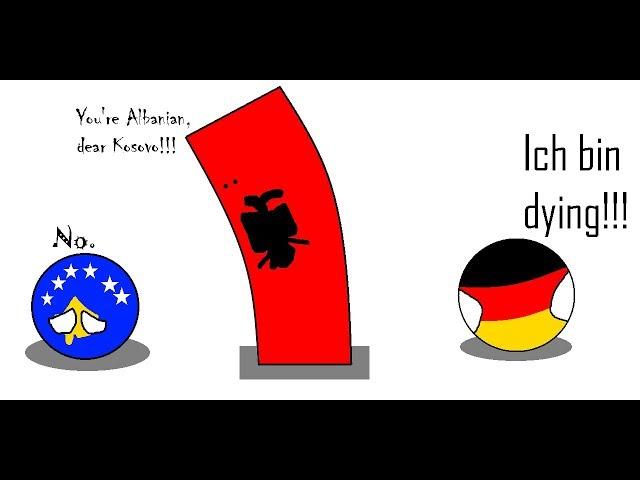 Polandball Stories #1 Short German Story and Kosovo Independent.