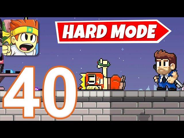 Dan The Man - Gameplay Walkthrough Part 40 - Hard Mode (iOS, Android)