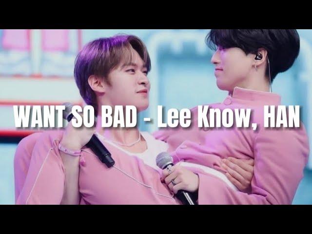 Lee Know, HAN - 'WANT SO BAD' Easy Lyrics