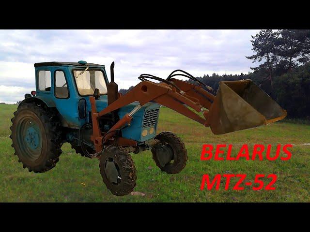 Tractor MTZ-52 Belarus made of paper.