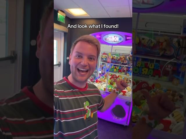 Trying To Get A Yoshi From A Super Mario Claw Machine!