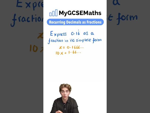 Recurring Decimals as Fractions | GCSE Maths 2025
