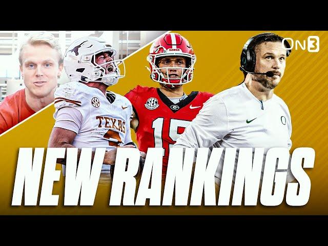 NEW College Football Playoff Rankings | Texas Still #1? | Where Is Oregon, Ohio St? | Georgia RISING