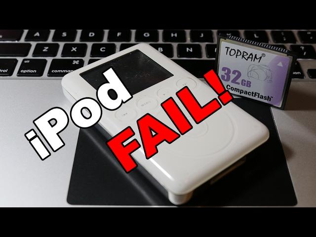 iPod (3rd Gen) Compact Flash Upgrade | FAIL!