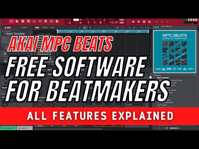 AKAI MPC BEATS | Free DAW/VST | All features explained | Free Download