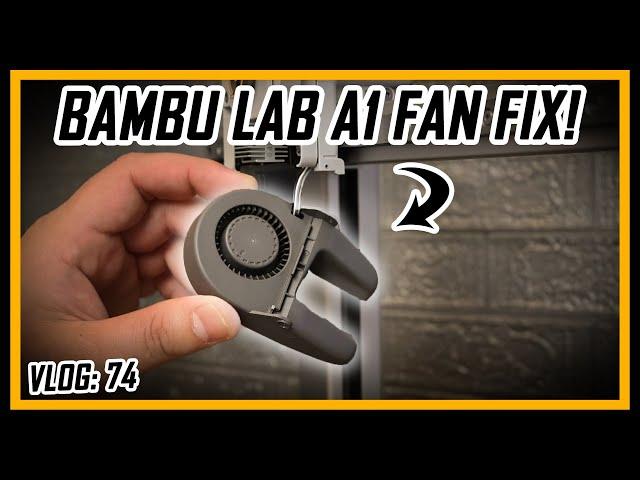 Quick Fix for Bambu Lab A1 Fan Noise!