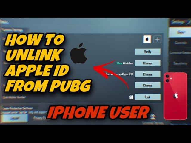 How To Unlink \Remove Apple ID From Pubg Mobile