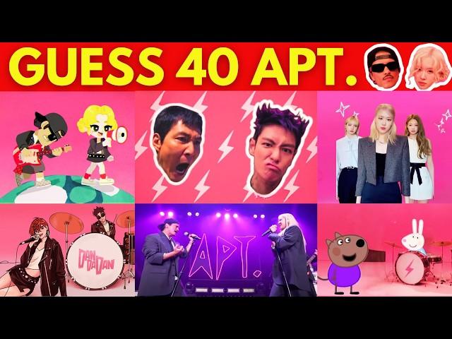 Guess APT. Songs by Their Voice & Emojis ~ ROSÉ & Bruno Mars APT. Song Covers | Squid Game APT.