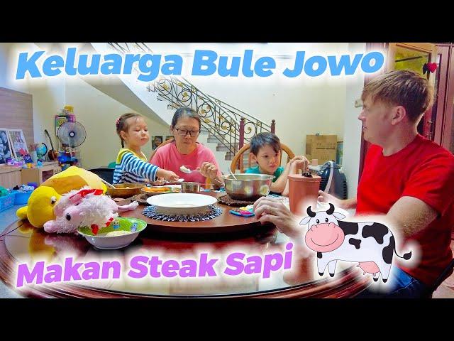 ANAK BULE JOWO MAKAN STEAK DI RUMAH AJA !!