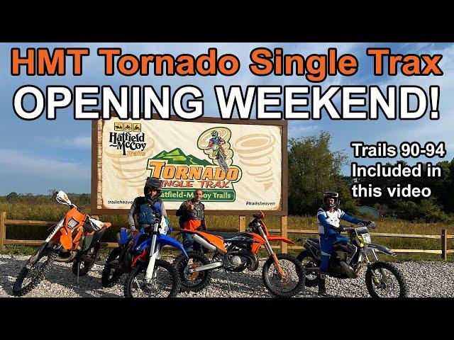 Hatfield McCoy Tornado Single Trax Opening Weekend, Review, Double Black Trail Footage.