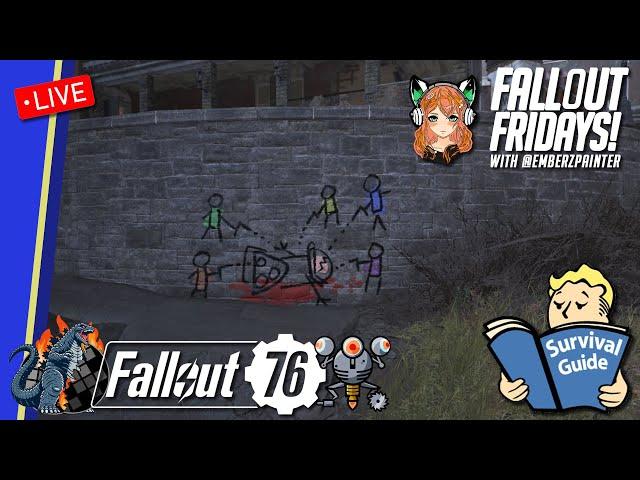  LIVE Fallout 76 Gameplay with @emberzpainter - What Chaos Will Reign Supreme Tonight?