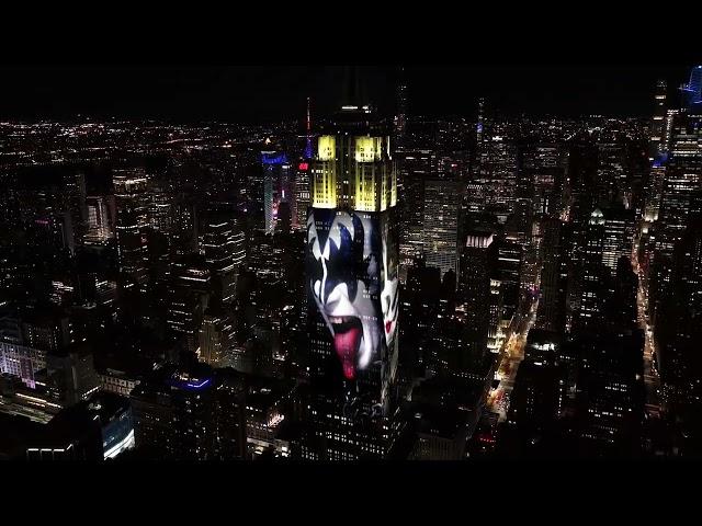 KISS Celebrates Their Final Shows Ever with Empire State Building Music-to-Lights Show