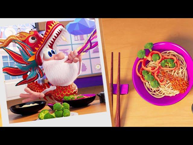 Booba ⭐ Chinese Noodles - Food Puzzle  New Episodes  Moolt Kids Toons Happy Bear