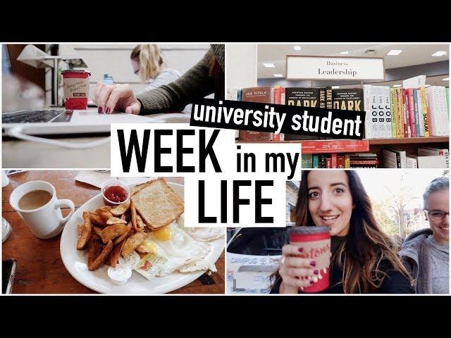 WEEK IN MY LIFE as a UNIVERSITY STUDENT | balancing school and life