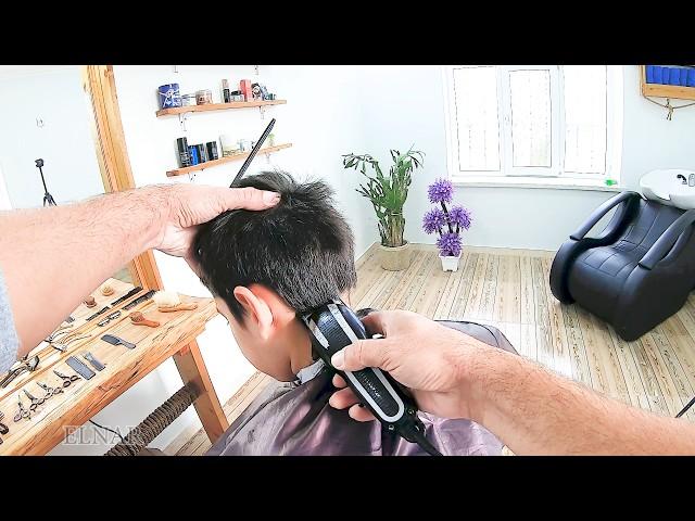 watch a haircut through the eyes of an asmr barber - hair cut tutorial @StylistElnar