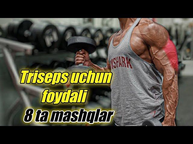 Triceps mashqlari | bilak chiqarish usullari |biceps va triceps mashqlari