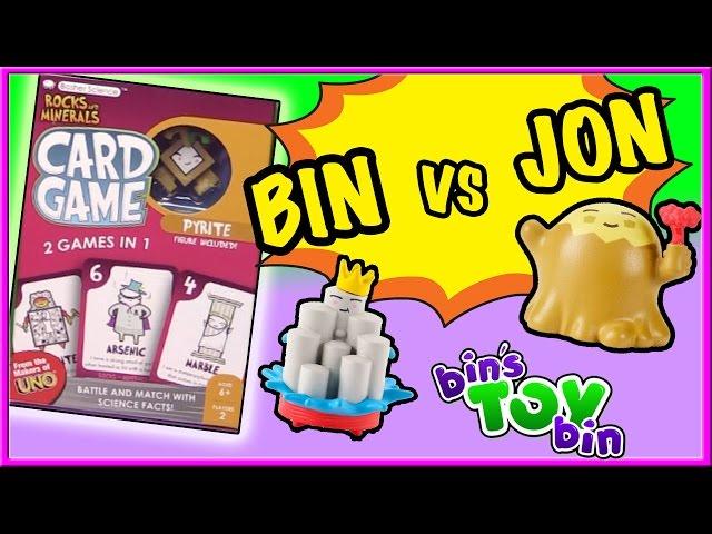 BIN VS. JON - Basher Science Rocks and Minerals Card Game