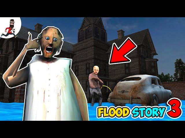 Flood in Granny's house 3  Funny horror Animation Granny and Grandpa