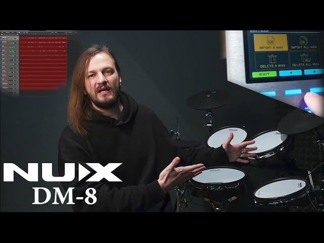 NUX DM-8 первый русскоязычный обзор цифровой ударной установки